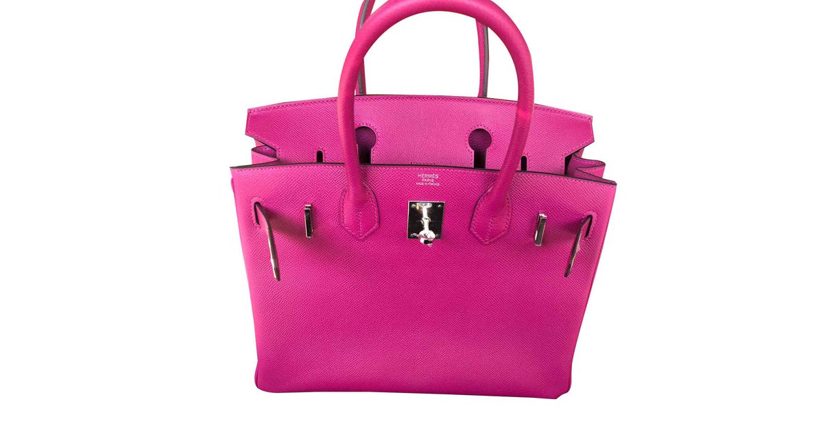 Hermès HERMES BIRKIN 25 Pink Leather ref.967818 - Joli Closet