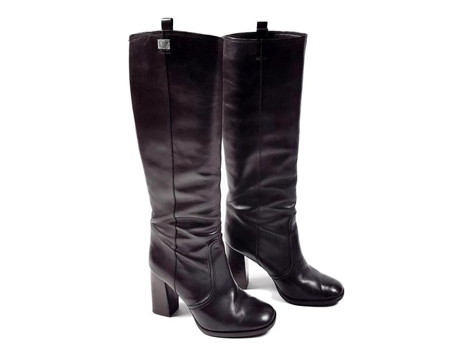 Diane Von Furstenberg boots Brown Leather Joli Closet