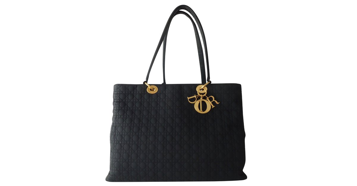 Cloth handbag Dior Black in Cloth - 34943221
