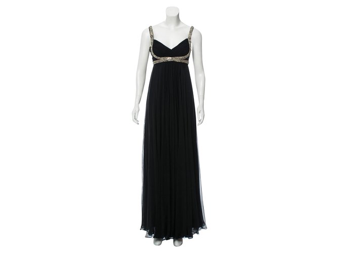 grecian black dress Pleated Empire Waist Grecian Style Formal Dress main image 0