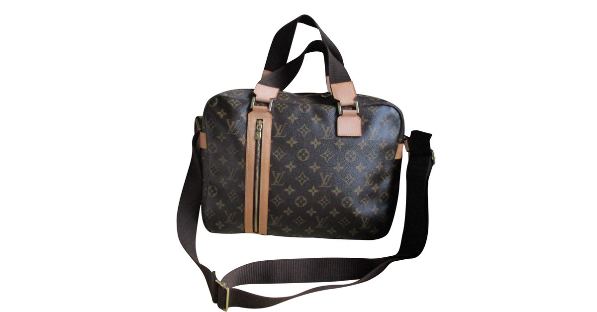 Louis Vuitton Olympe in mono canvas and tan leather Brown Cloth