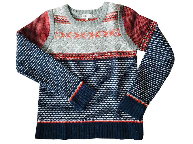 Pull Femme Claudie Pierlot Bleu - Taille 36 - Occasion En Très Bon état