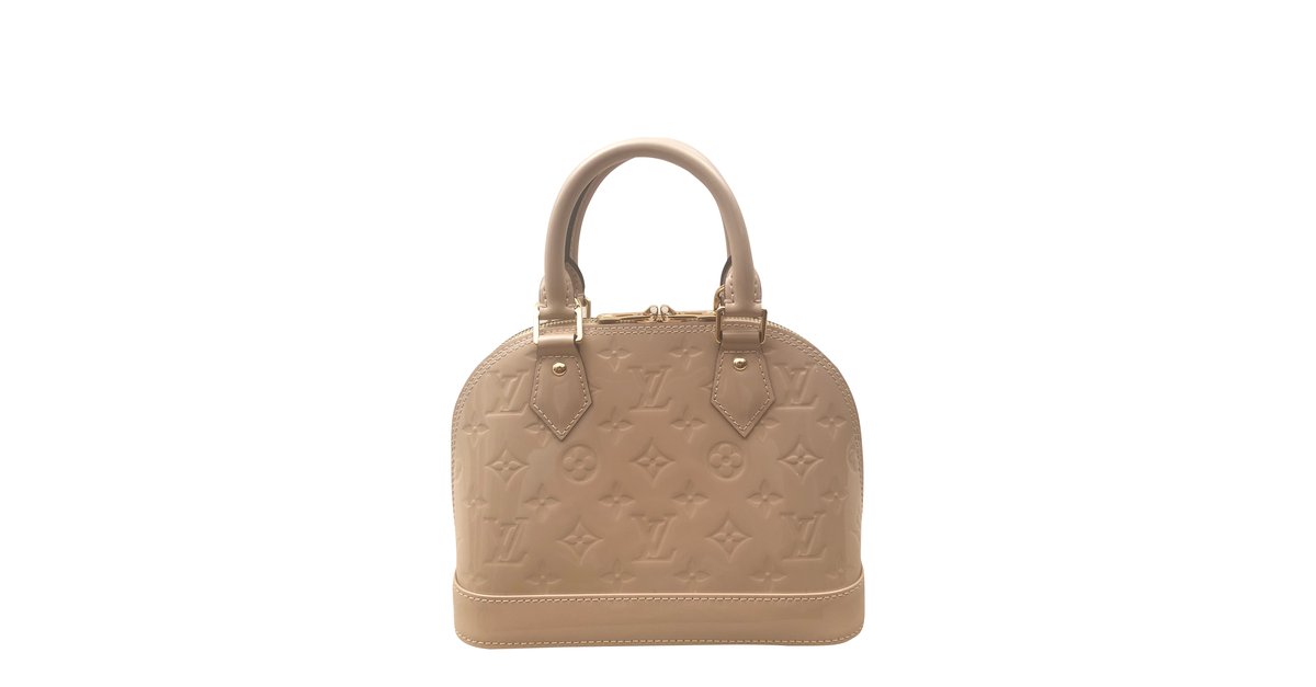 Louis Vuitton Dune Monogram Vernis Alma BB Bag - Yoogi's Closet