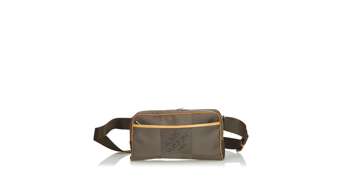 Louis Vuitton Damier Geant Acrobat Waist Bag Brown Grey Light brown Cloth  ref.103538 - Joli Closet