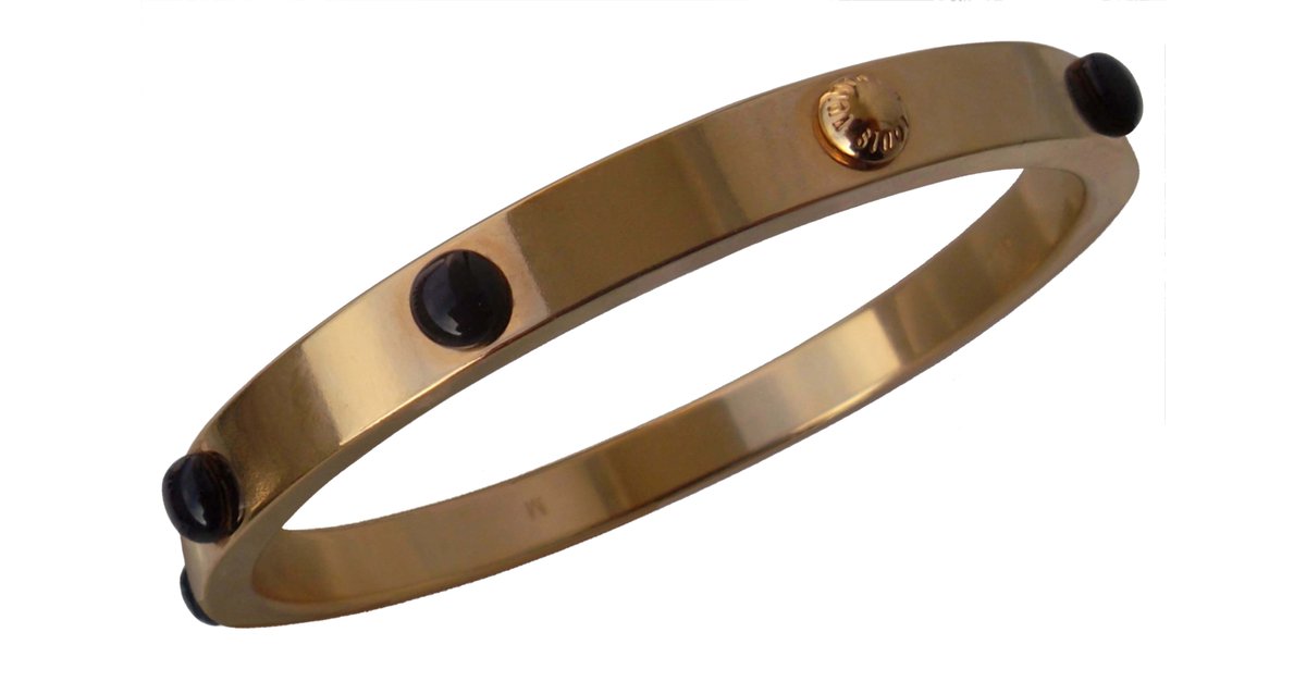 Louis Vuitton Heart Bracelet - Gold-Tone Metal Charm, Bracelets - LOU435345