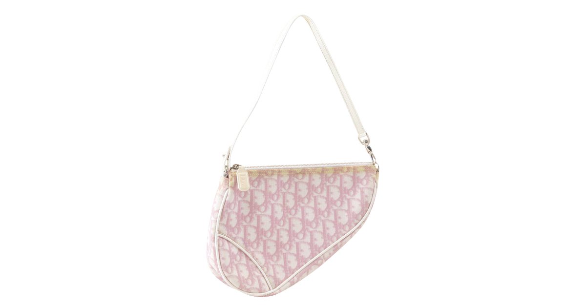 Christian Dior Handbags Pink Cloth ref.341201 - Joli Closet