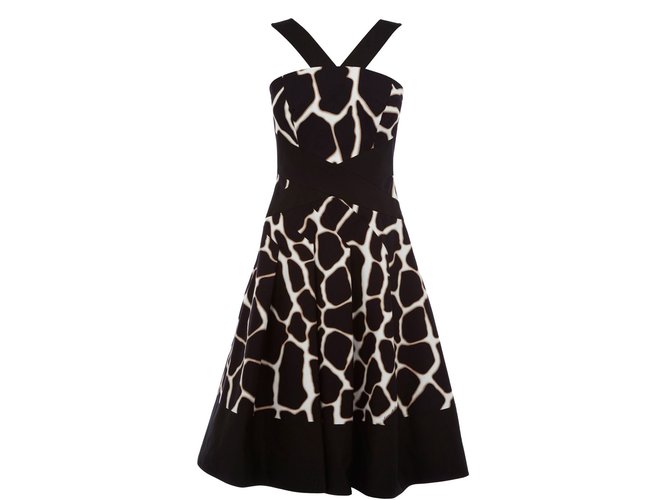 karen millen black beaded dress BRAND NEW KAREN MILLEN BRONZE SILK & BLACK NET OVERLAY BEADED SPECIAL –  Whispers Dress Agency main image 0
