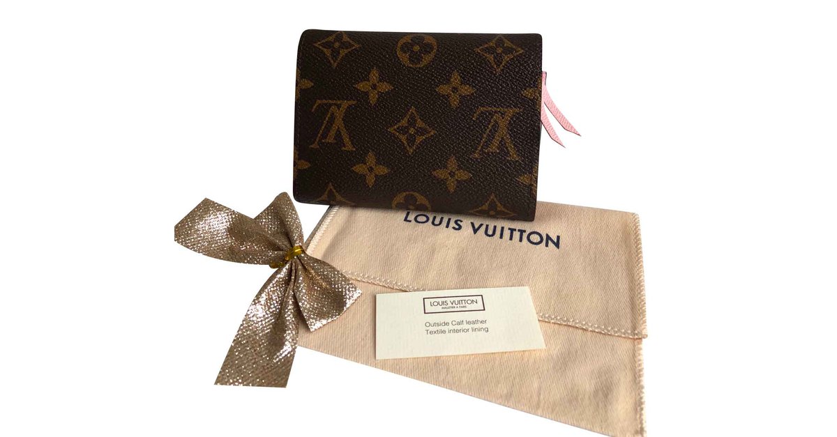 MINI CARTEIRA LOUIS VUITTON VICTORINE MONOGRAM MARROM - Bolsas de