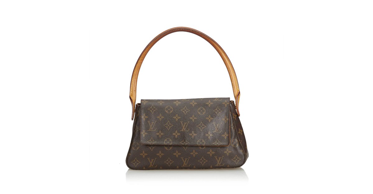 Louis Vuitton Monogram Looping Mini Brown Cloth ref.962622 - Joli