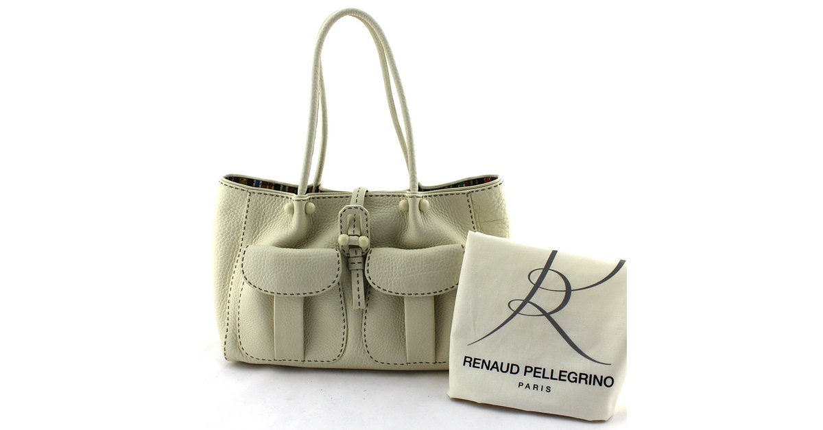 Renaud Pellegrino Basket White Leather ref.106578