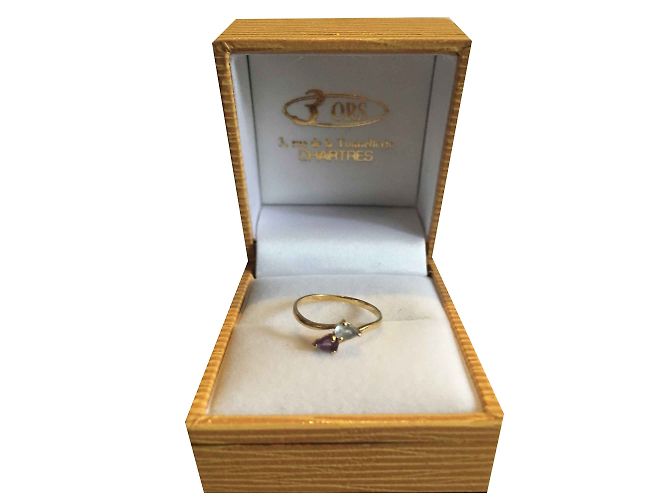 Bague Tout Or - Taille Ajustable, En Acier Inoxydable Doré, Neuve Sans Emballage