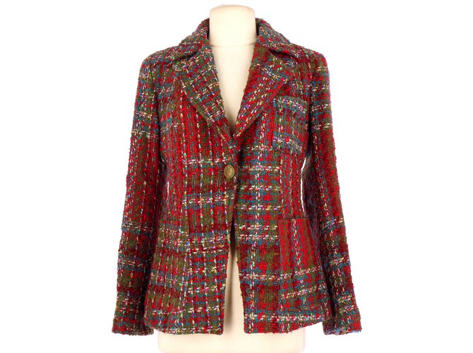Christian Lacroix Veste / Blazer Laine Multicolore ref.110183 - Joli Closet