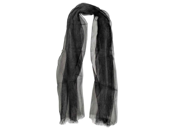 【関税&送料込】Jil Sander Black Wool Scarf Jil Sander - Wool scarf black - The Corner