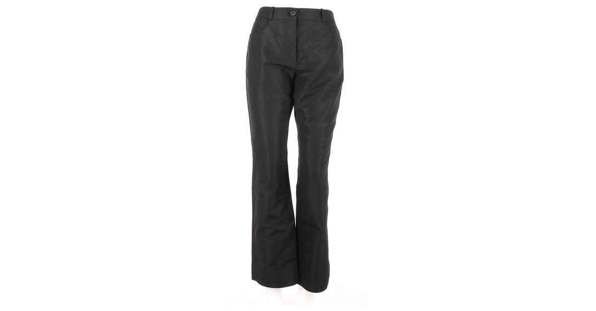 Céline CELINE Trousers T.International XS Wool Black ref.825482 - Joli  Closet