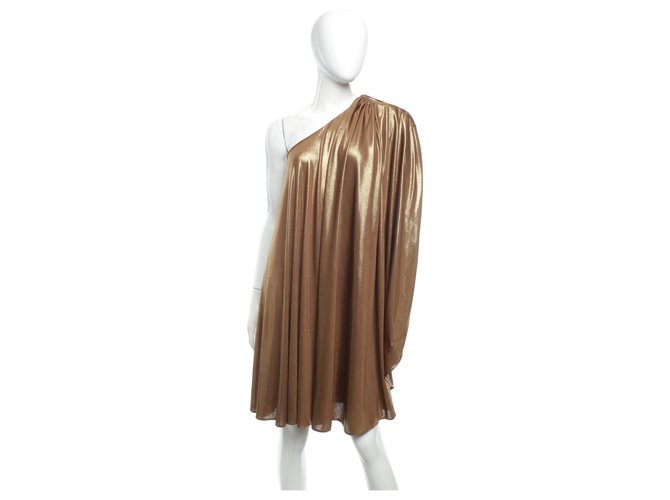 slim fit dress slacks Misha Gown In Metallic Jersey – Halston