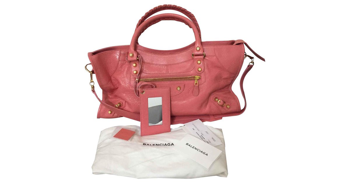 Balenciaga Every Day Bag in Leather Fuschia ref.783430 - Joli Closet