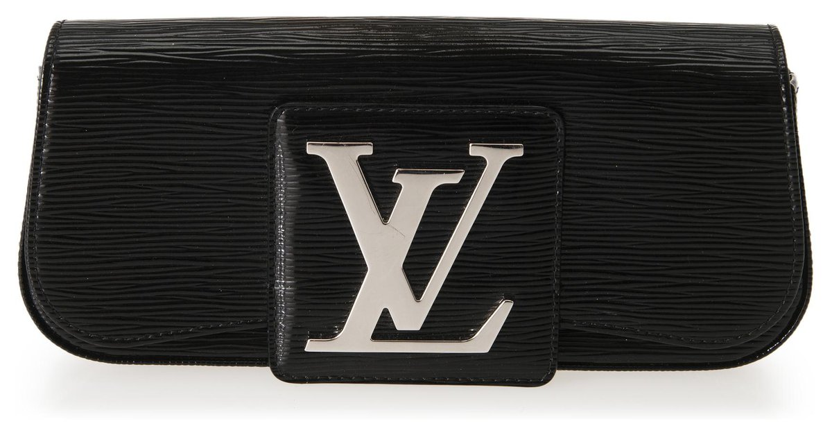 Louis Vuitton Black Electric Epi Sobe Clutch Leather ref.123056 - Joli  Closet