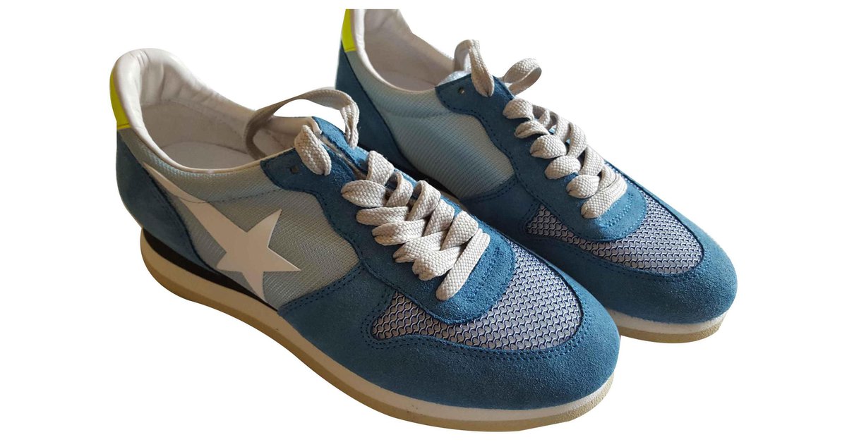 Goose Deluxe Brand Sneakers DB Halley Blue Rubber ref.123640 Closet