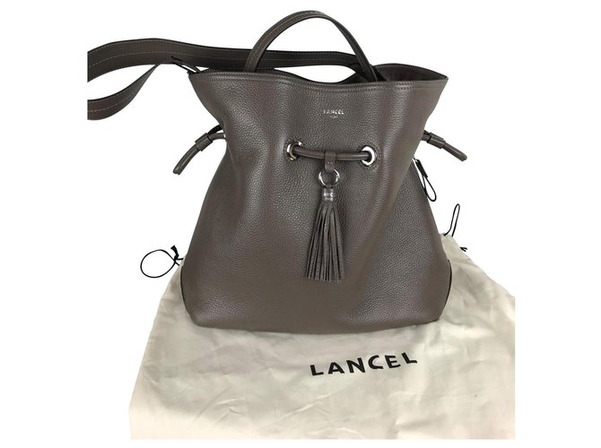 Handbag Lancel Sac Seau Lancel Sacha En Cuir Lancel Bleu En Cuir