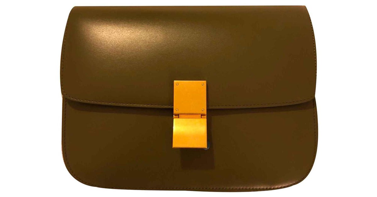 Céline Celine wallet Green Leather ref.521598 - Joli Closet