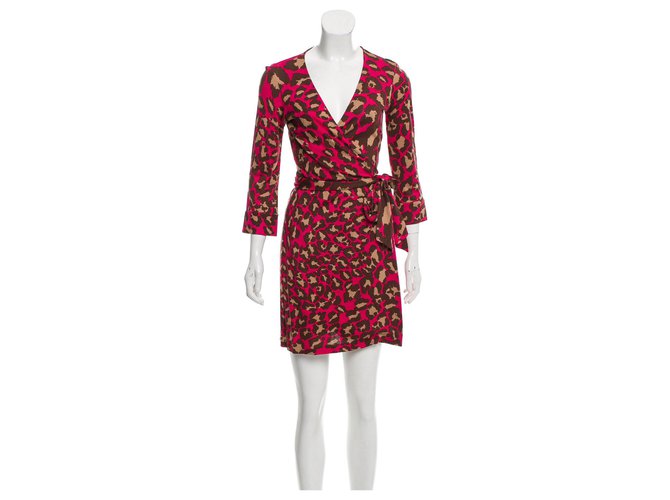 Diane Von Furstenberg DvF Julian silk wrap dress Multiple colors