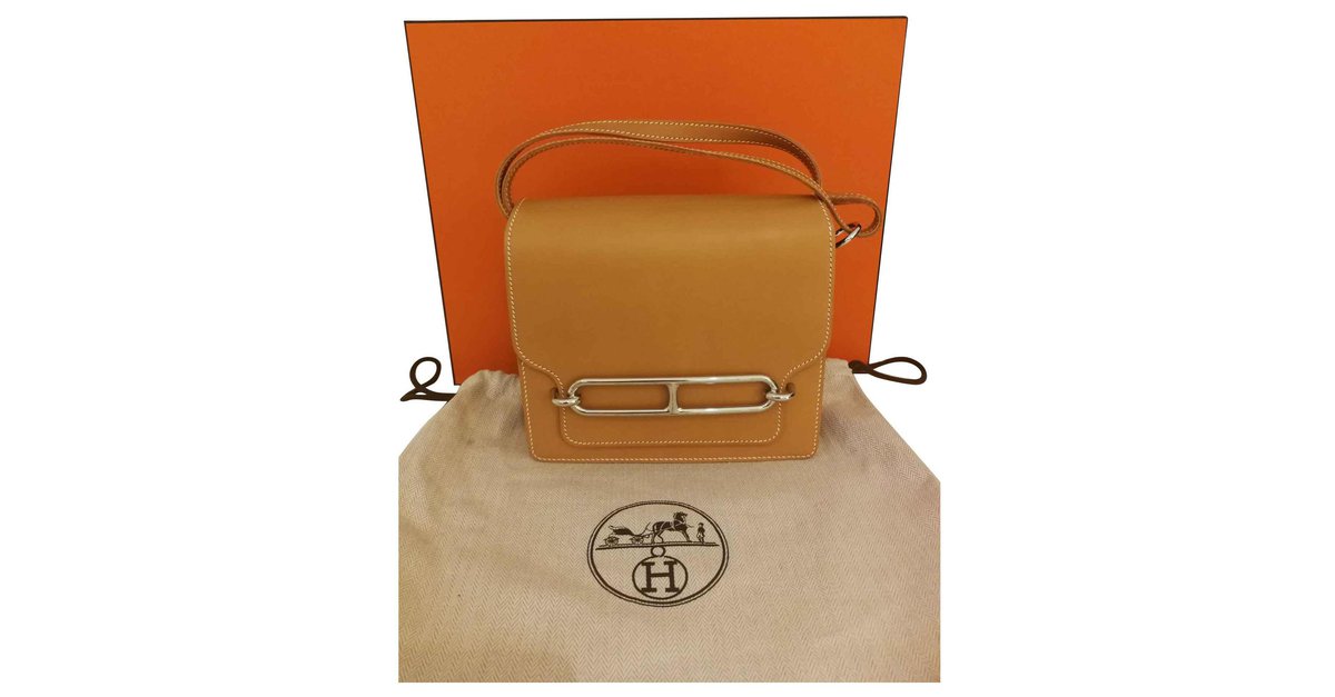 Hermès Hermes roll Beige Leather ref.126144 - Joli Closet