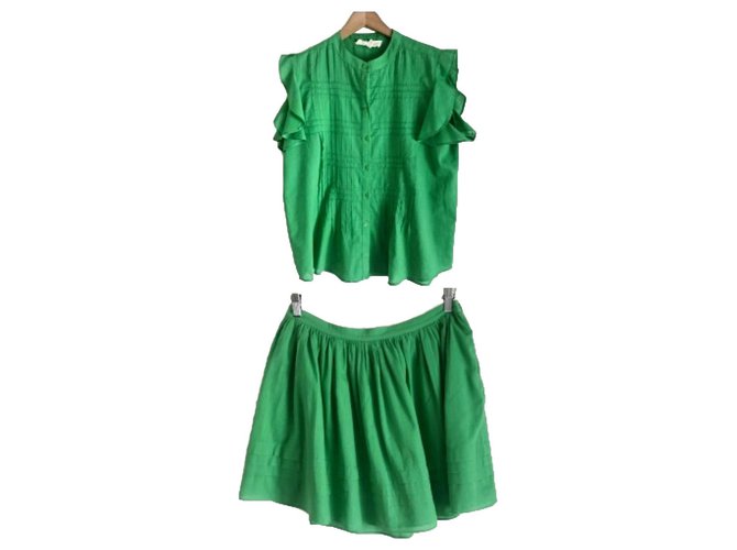 Robe D'été Vanessa Bruno Taille 36 - Jaune - 100% Coton - État Excellent