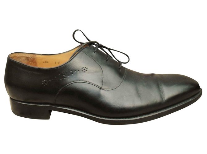 Chaussures Richelieu Loding ONE-CUT ROMA 350 - Taille 42 - Cuir Noir - Occasion