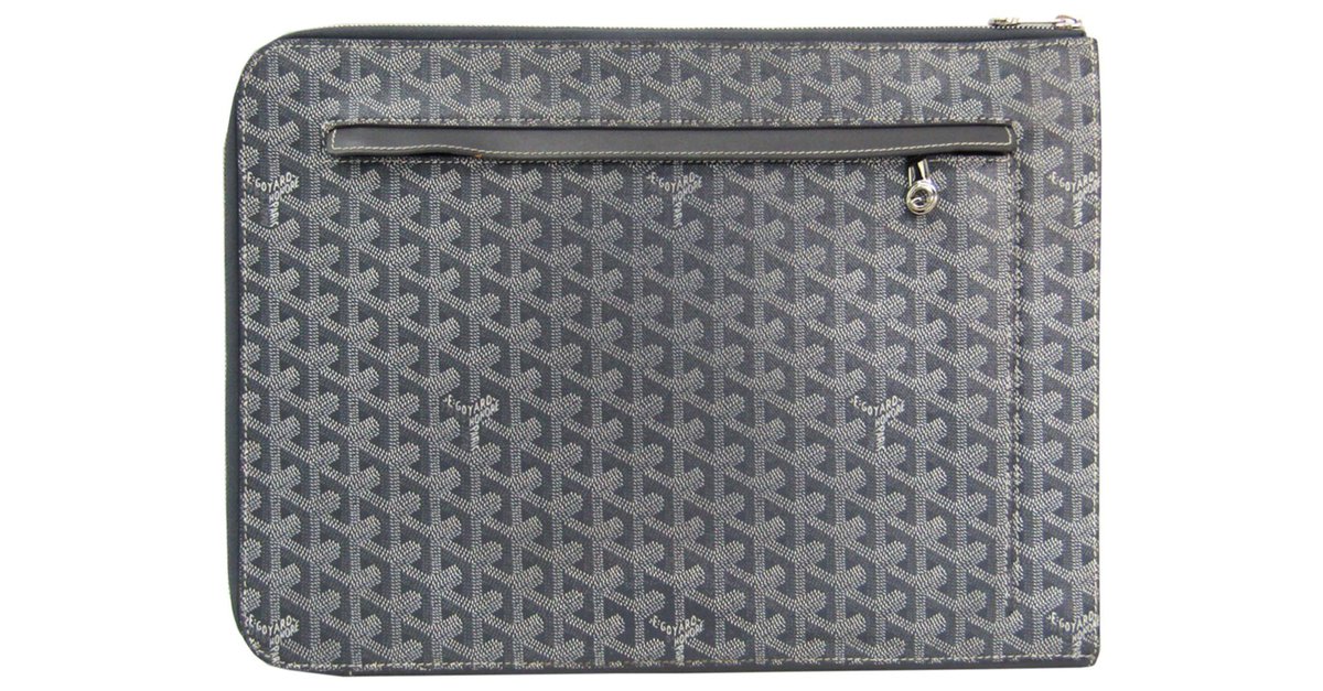 Goyard Cigar Case Grey Cloth ref.270213 - Joli Closet