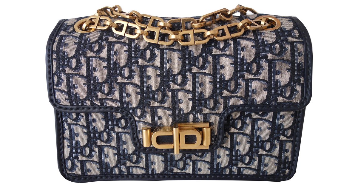 Dior Black Dioraddict Leather Crossbody Bag Golden Ponystyle calfskin  ref317902  Joli Closet