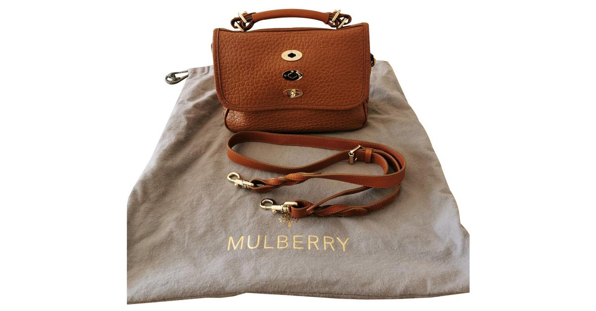 Mulberry Bryn small Brown Leather ref.137969 Joli Closet