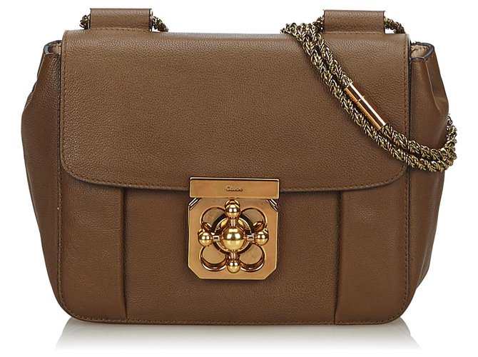 Sac à Main Dooney & Bourke En Cuir Marron - Taille Moyenne - Logo Iconique - Occasion