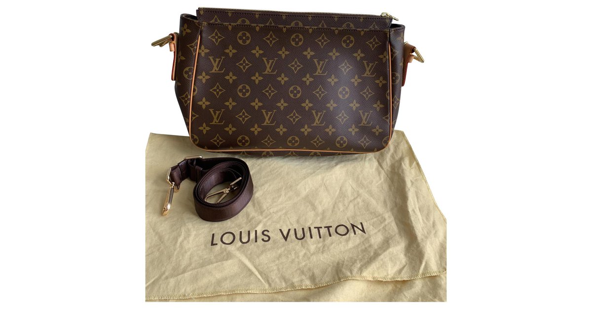 Louis Vuitton monogram Canvas Viva Cite MM Bag Brown Cloth ref.332206 -  Joli Closet