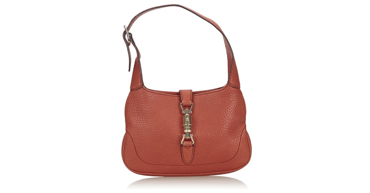 Gucci Orange Leather New Jackie Shoulder Bag ref.142161 - Joli Closet