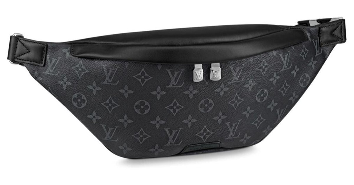 Louis Vuitton LV bumbag montsouris new Grey Leather ref.214475 - Joli Closet