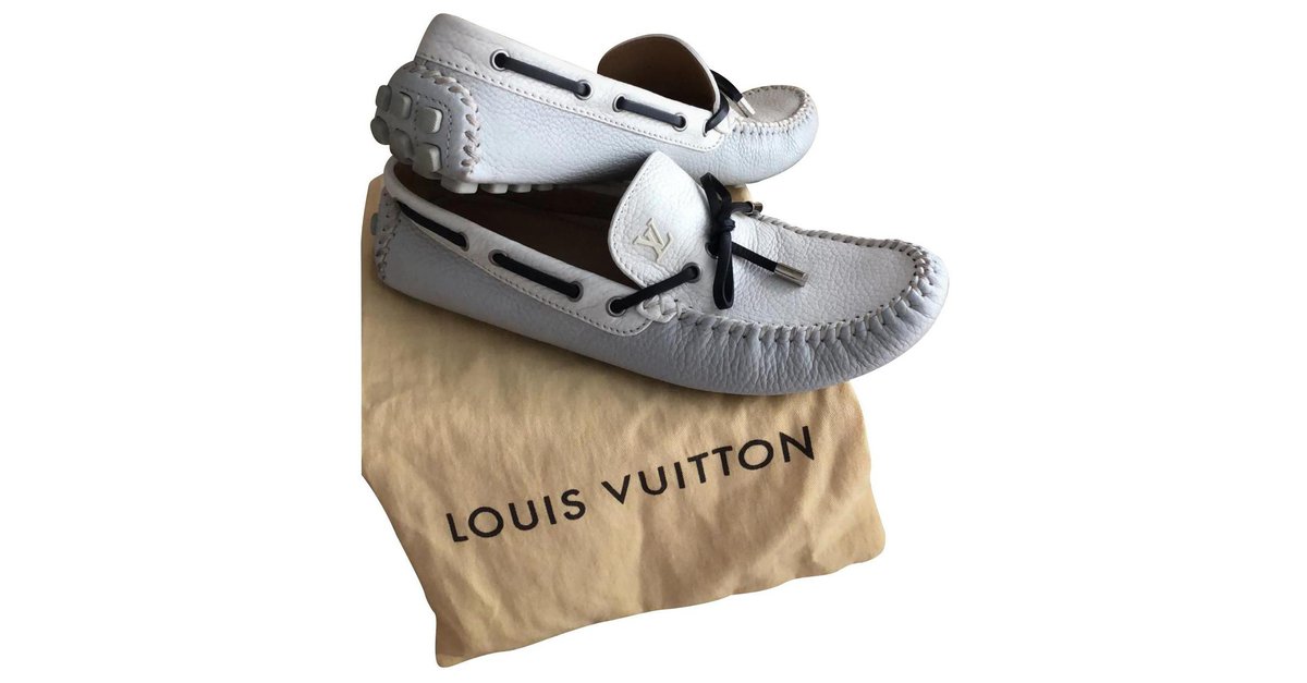 LOUIS VUITTON MOCCASIN SHOES 13 47 MONTE CARLO ANTHRACITE LEATHER