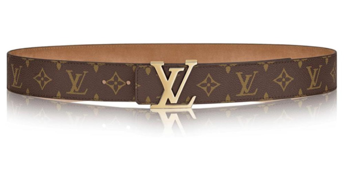 Louis Vuitton, Accessories, 2 Cm Louis Vuitton Womens Belt In Brown  Leather With Heart Buckle Size 936