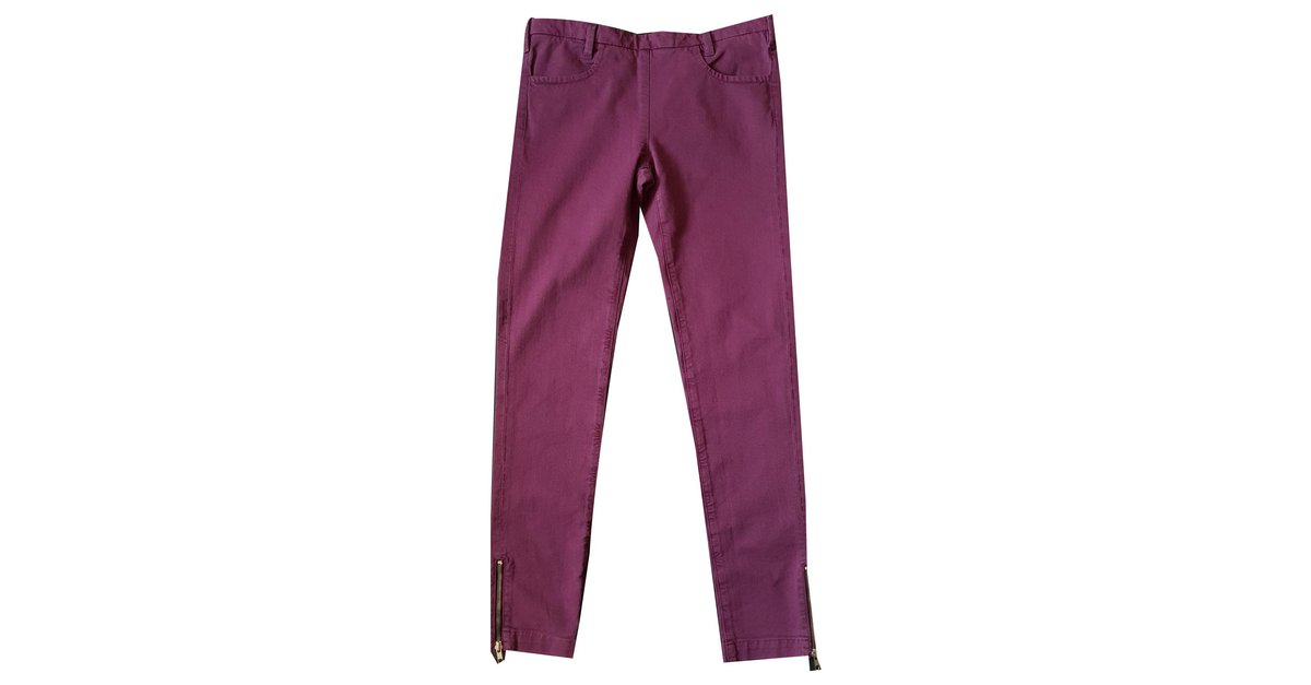 Baum und Pferdgarten Jeans Purple Cotton Elastane ref.143324 - Joli Closet