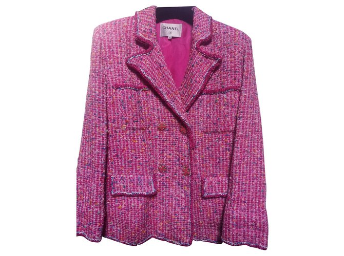 chanel pink jacket 2019