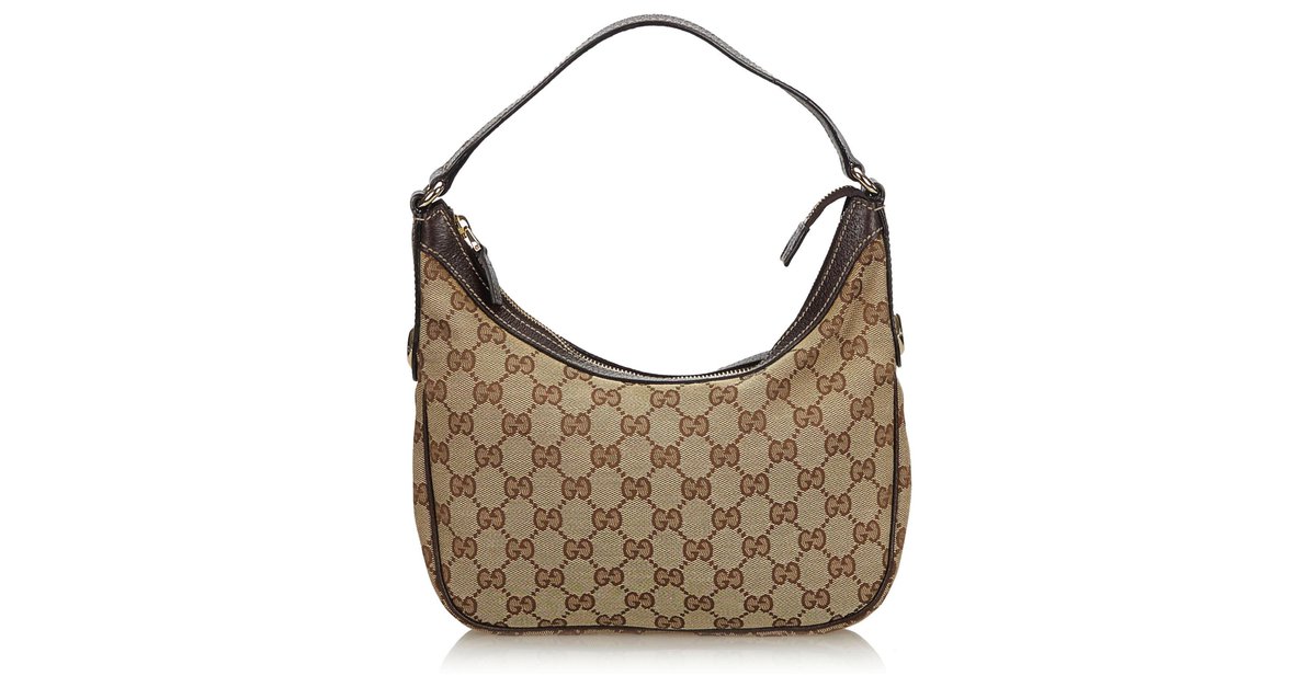 Cloth bag Gucci Brown in Cloth - 33468022