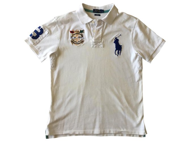 Polo by Ralph Lauren 2012 London ポロシャツ M Shirts Polo Ralph Lauren White Cotton ref.JC143861 (Sold) - Joli