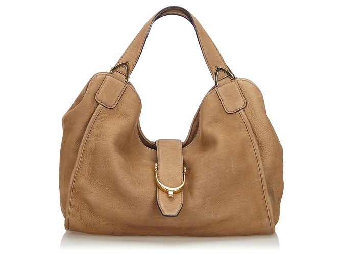 Mocassin Femme Etrier unijambiste - Marron - Cuir - Confortable et