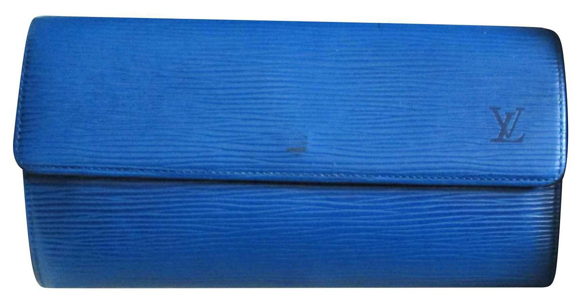 Louis Vuitton SARAH,Blue epi leather. ref.144695 - Joli Closet