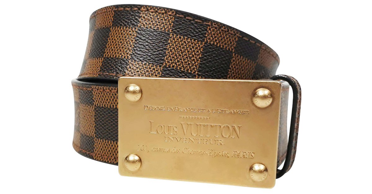 Louis Vuitton LV Iconic 20mm reversible belt Brown Leather ref.479807 -  Joli Closet