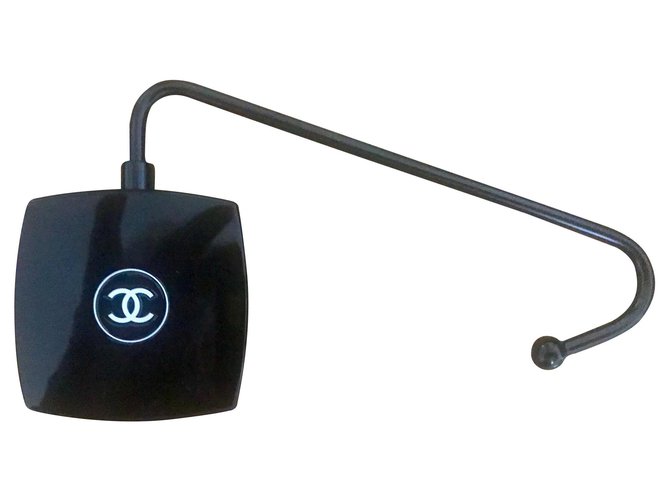 2 Pezzi Ganci Da Tavolo Per Borse Forma C - Appendibagagli Nero Per Ristoranti E Ufficio