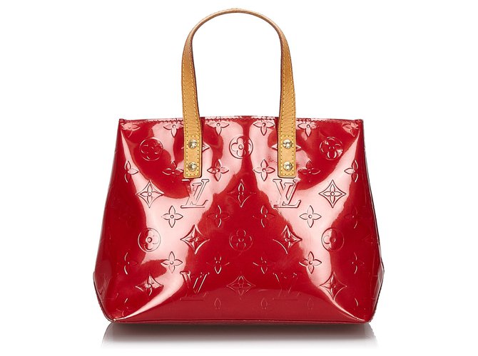 Louis Vuitton Red Vernis Reade PM Cuir Cuir vernis Rouge ref.149070