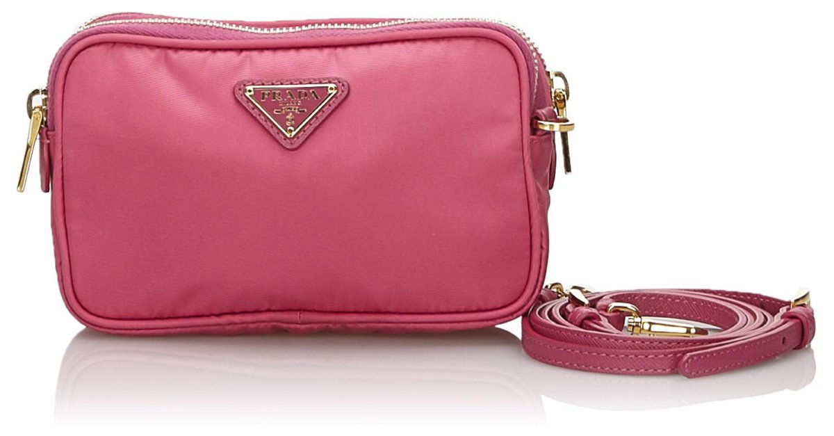 Prada Pink Crossbody Bags