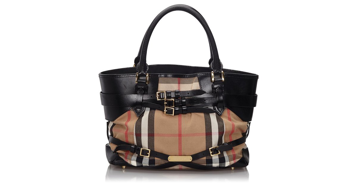 Burberry Bridle House Lynher Tote Medium in Very Good -  Hong Kong