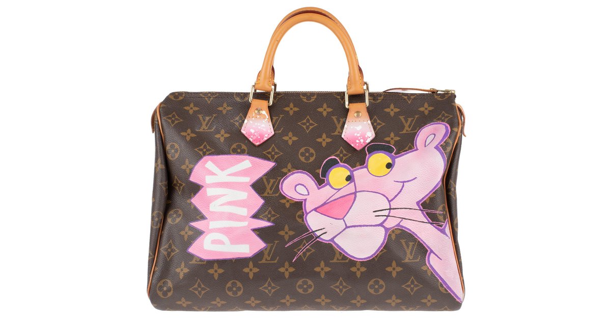 Louis Vuitton Speedy com monograma personalizado.