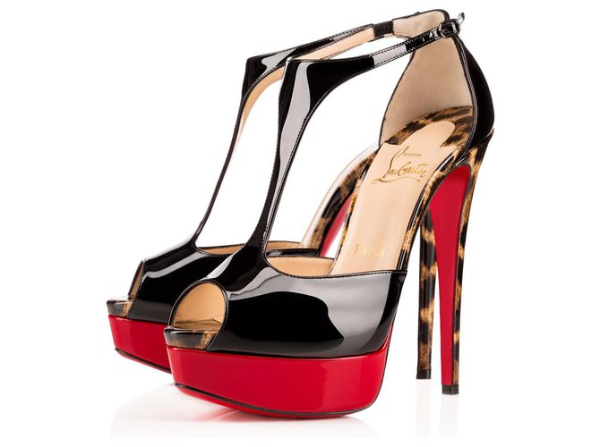 Christian Louboutin Jilopa Leopardino pumps Black Patent
